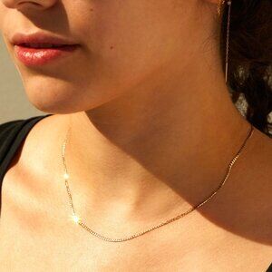 Catbird Petite Second Avenue Gold Collar Necklace - 16"